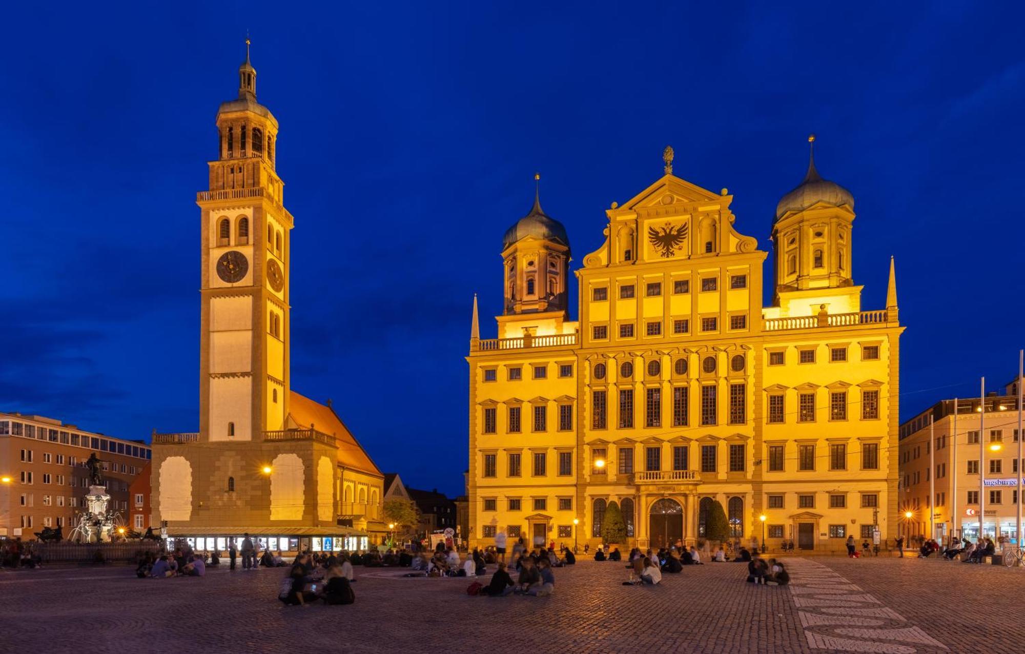 Gemuetliche Oase In Der Innenstadt, Zwei Minuten Zum Rathaus Augsburg Eksteriør billede
